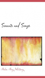 sonnets and songs_cover