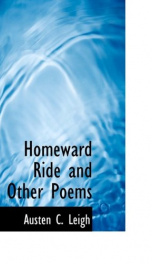 homeward ride and other poems_cover