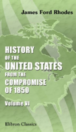 history of the united states from the compromise of 1850 volume 6_cover
