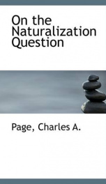 on the naturalization question_cover