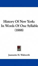 history of new york_cover