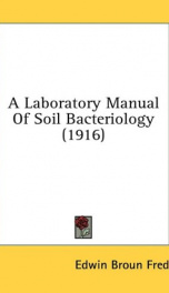 a laboratory manual of soil bacteriology_cover