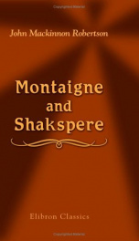 Montaigne and Shakspere_cover
