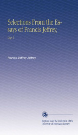 selections from the essays of francis jeffrey_cover