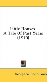 little houses a tale of past years_cover