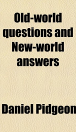 old world questions and new world answers_cover