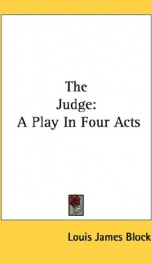 the judge a play in four acts_cover