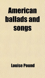 american ballads and songs_cover