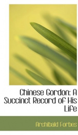 chinese gordon a succinct record of his life_cover