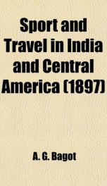 sport and travel in india and central america_cover