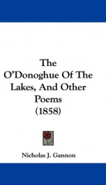 the odonoghue of the lakes and other poems_cover