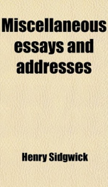 miscellaneous essays and addresses_cover
