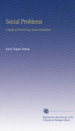 social problems a study of present day social conditions_cover