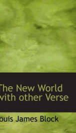 the new world with other verse_cover