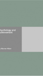 Psychology and Achievement_cover