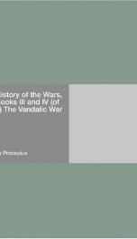 History of the Wars, Books III and IV (of 8)_cover