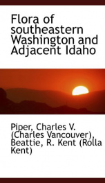 flora of southeastern washington and adjacent idaho_cover