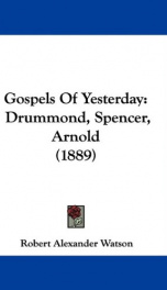 gospels of yesterday drummond spencer arnold_cover