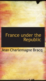 france under the republic_cover