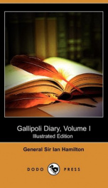 Gallipoli Diary,  Volume I_cover