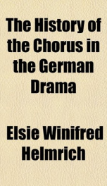 the history of the chorus in the german drama_cover