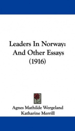 leaders in norway and other essays_cover