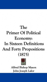 the primer of political economy in sixteen definitions and forty propositions_cover