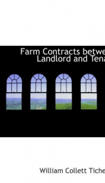 farm contracts between landlord and tenant_cover