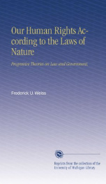 our human rights according to the laws of nature progressive theories on law an_cover