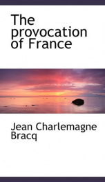 the provocation of france_cover