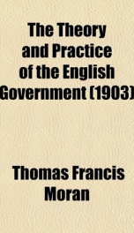 the theory and practice of the english government_cover