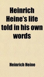 heinrich heines life told in his own words_cover