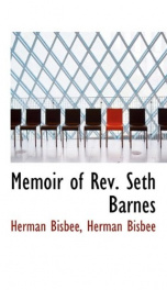 memoir of rev seth barnes_cover