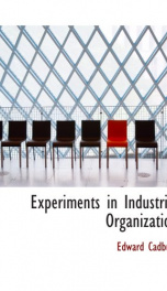 experiments in industrial organization_cover