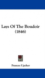 lays of the boudoir_cover