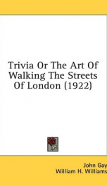 trivia or the art of walking the streets of london_cover