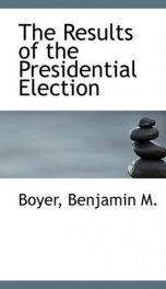 the results of the presidential election_cover