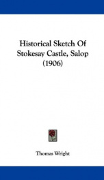 historical sketch of stokesay castle salop_cover