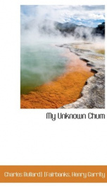 my unknown chum_cover