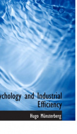 Psychology and Industrial Efficiency_cover