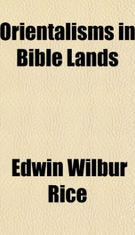 orientalisms in bible lands_cover