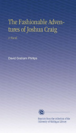 The Fashionable Adventures of Joshua Craig; a Novel_cover
