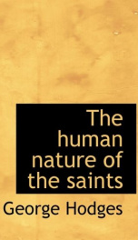 the human nature of the saints_cover
