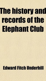 the history and records of the elephant club_cover