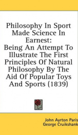 philosophy in sport made science in earnest being an attempt to illustrate the_cover