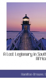 a lost legionary in south africa_cover