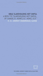 bible slaveholding not sinful a reply to slaveholding not sinful by samuel b_cover