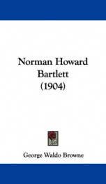 norman howard bartlett_cover