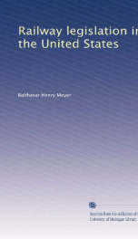 railway legislation in the united states_cover