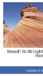 beowulf an old english poem_cover